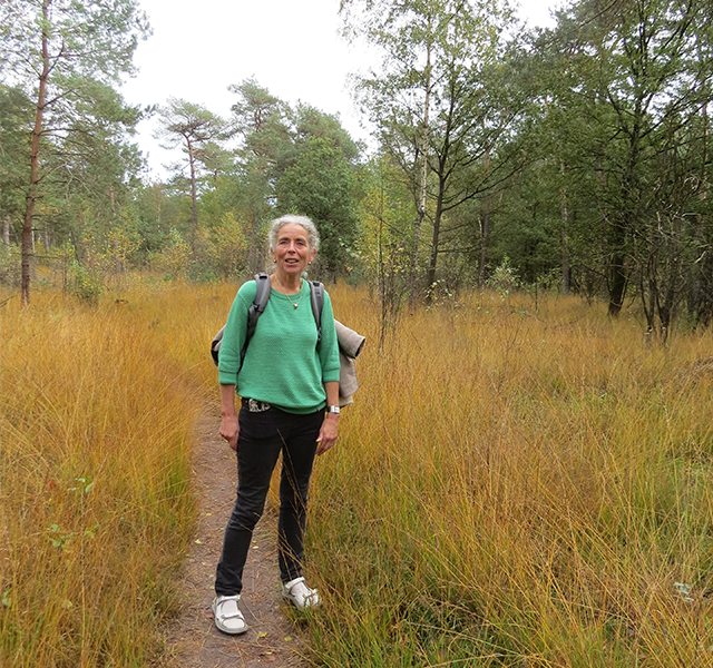 Ans Christophe in de natuur